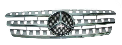 Mercedes Benz ML Silver Grille Assembly